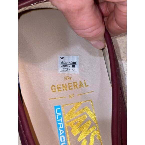 VANS The General NY UltraCush Leather Sneakers Men\'s 9 Sz 10.5 Very RARE